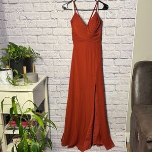 JJs House Terracotta Maxi Dress
